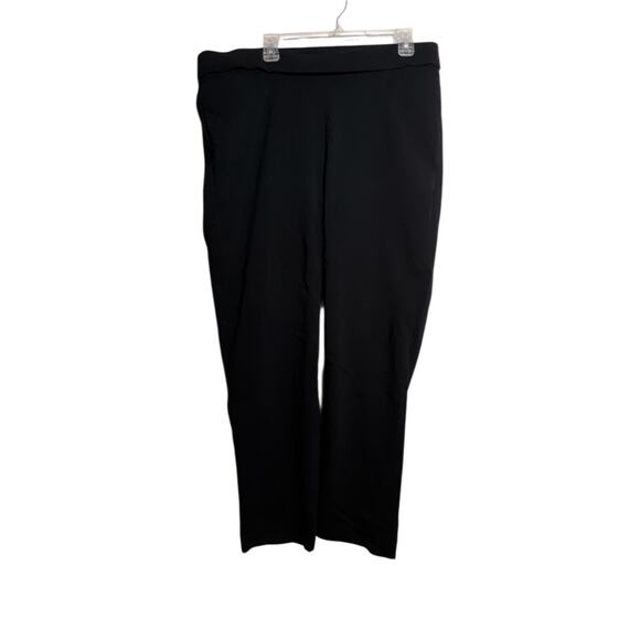 Kim Rogers Curvy Black Pull On Dress Pants Womens Size 16W Stretch Work Career - Picture 1 of 4